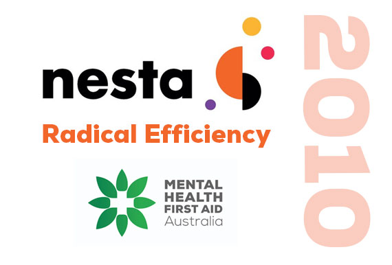 Image of nesta and MHFA Australia logos 2010